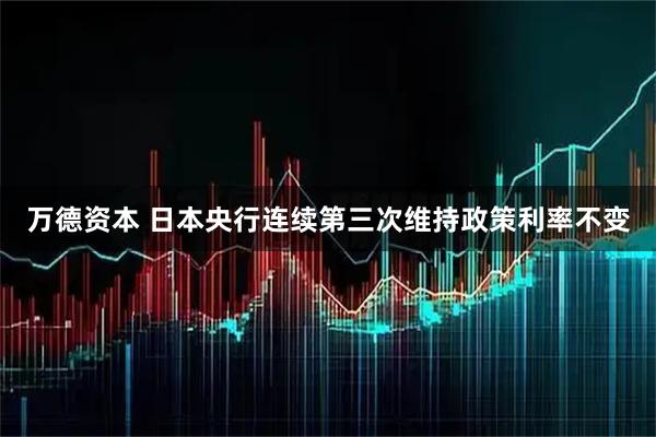 万德资本 日本央行连续第三次维持政策利率不变